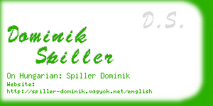 dominik spiller business card